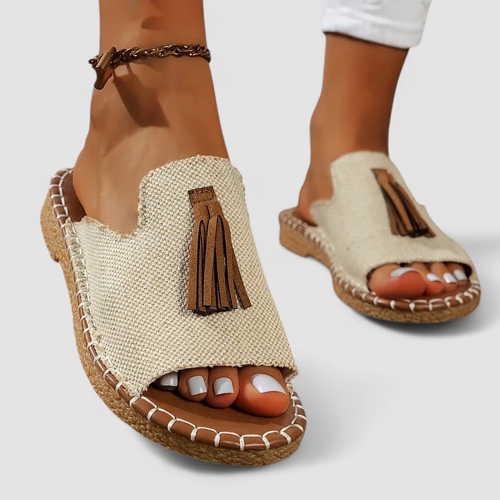 FREYJA™ | Leena - Bekväma och Platta Ortopediska Sandaler