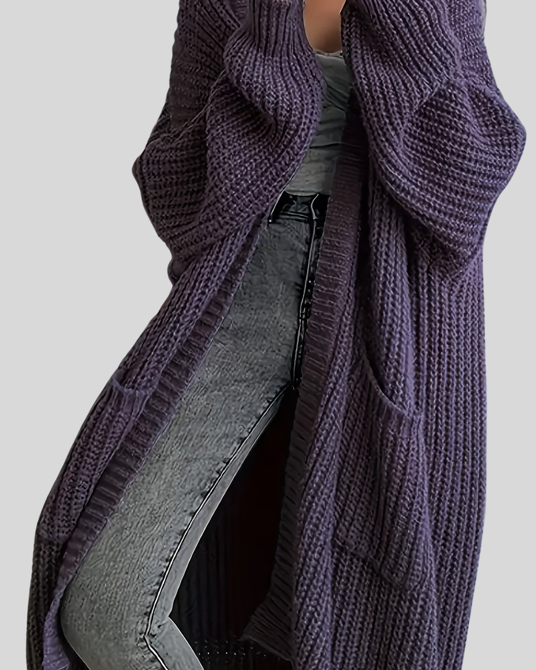 Modehus | Lang Elegant Cardigan