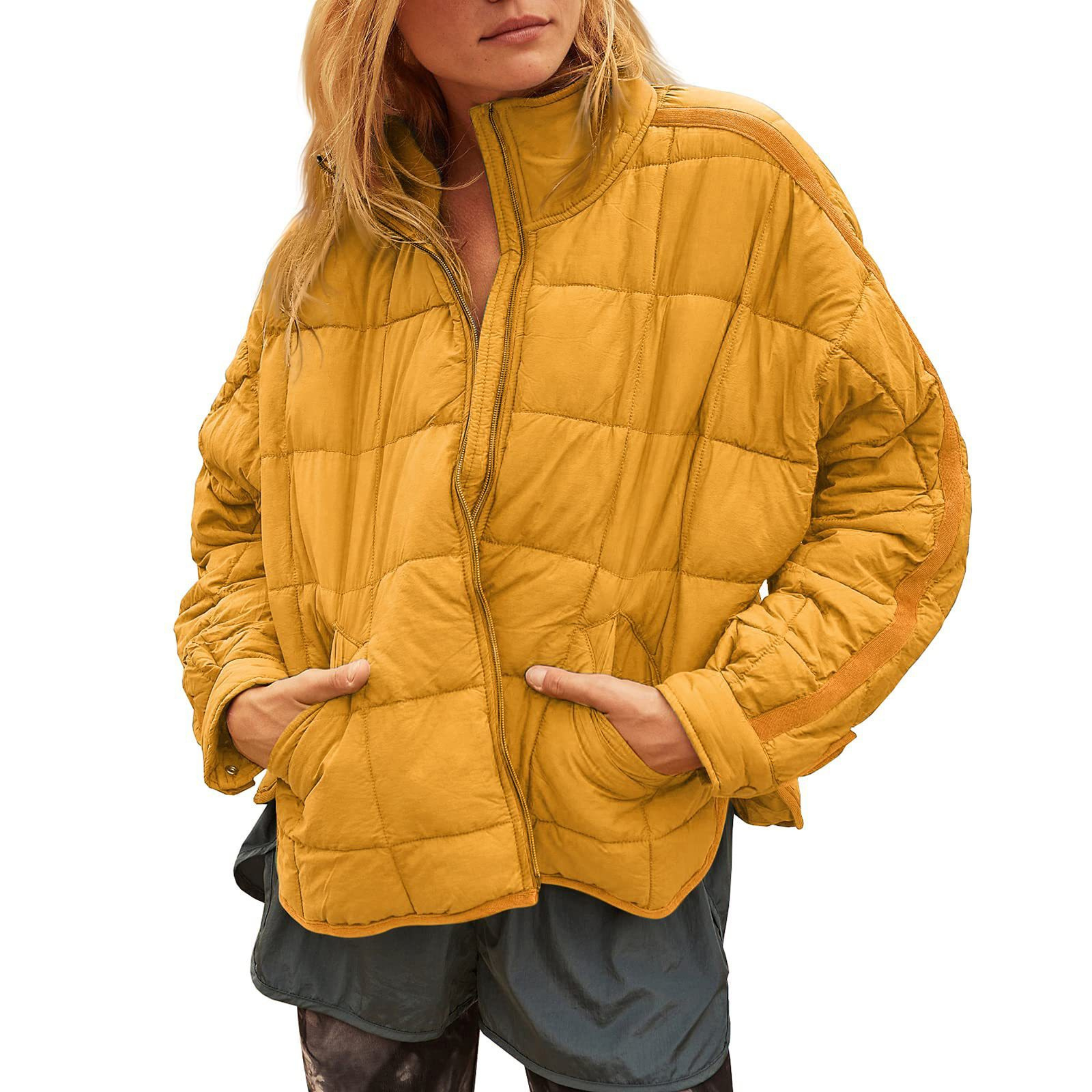 APRIL™ – Lättvikts Kompakt Zip Puffer Jacka