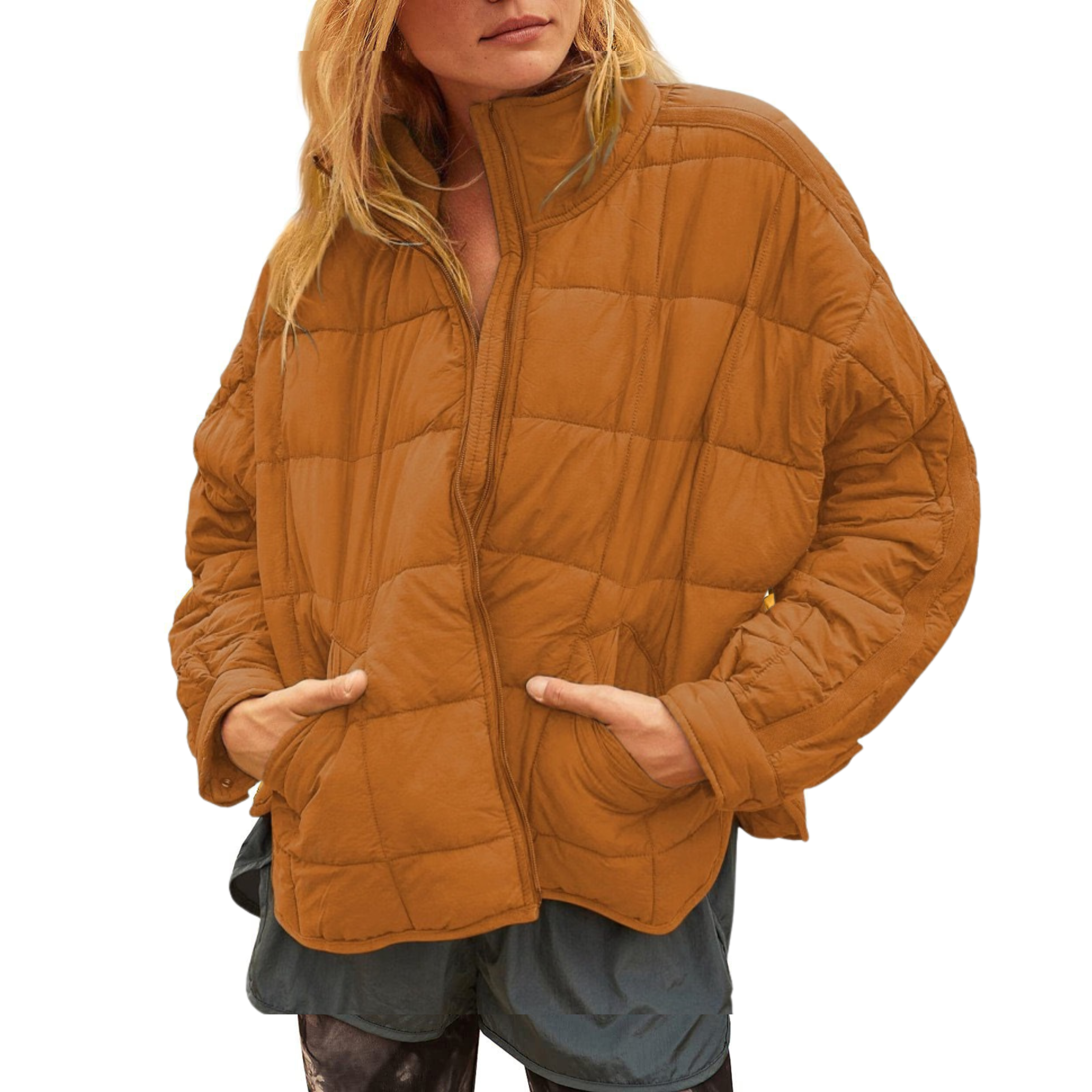 APRIL™ – Lättvikts Kompakt Zip Puffer Jacka