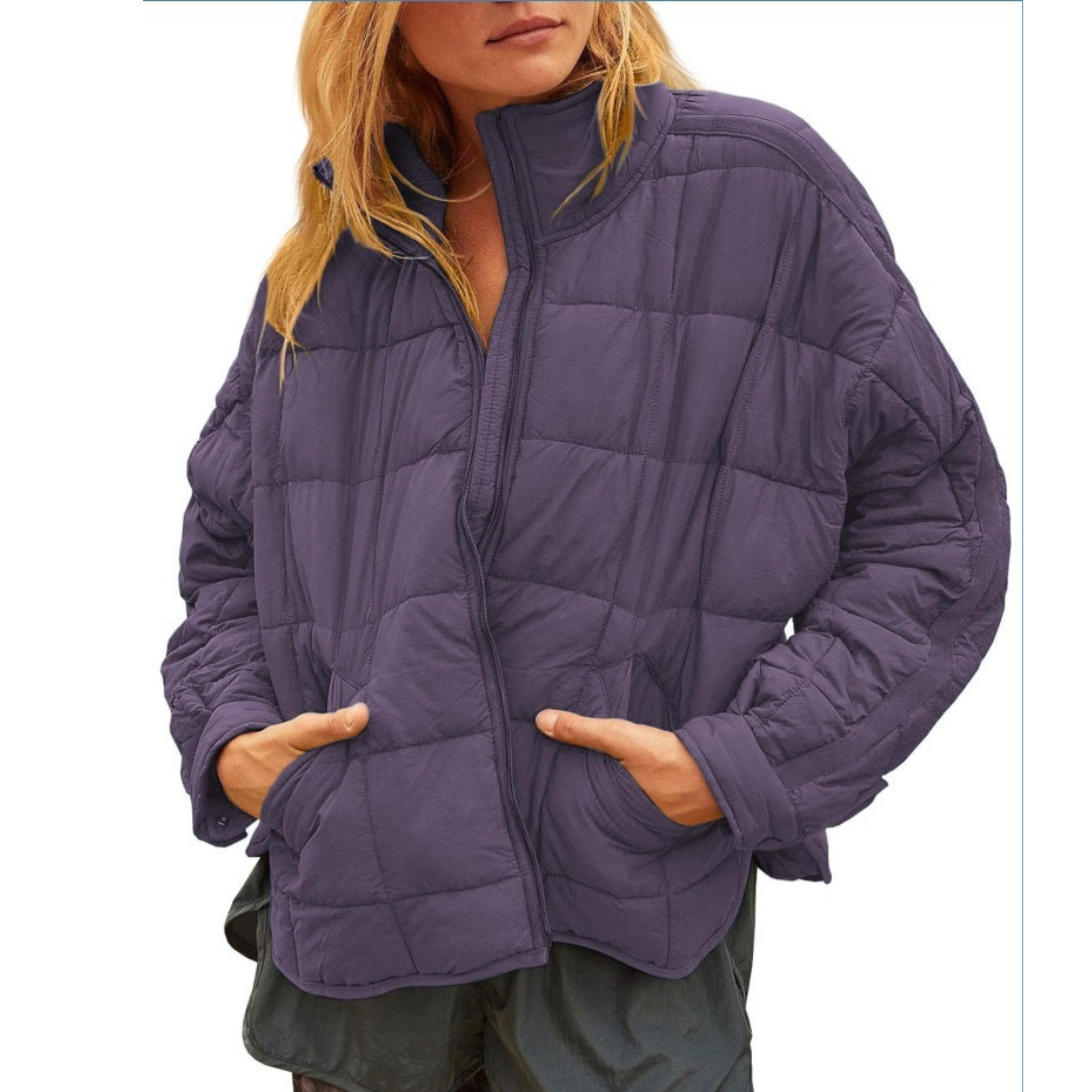 APRIL™ – Lättvikts Kompakt Zip Puffer Jacka