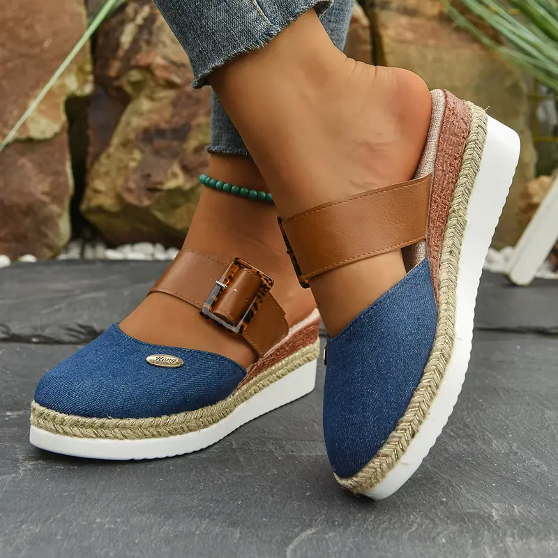 FREYJA™ | Antonia - Ortopediska Sandaler med Platå, Ventilerande och Avslappnade