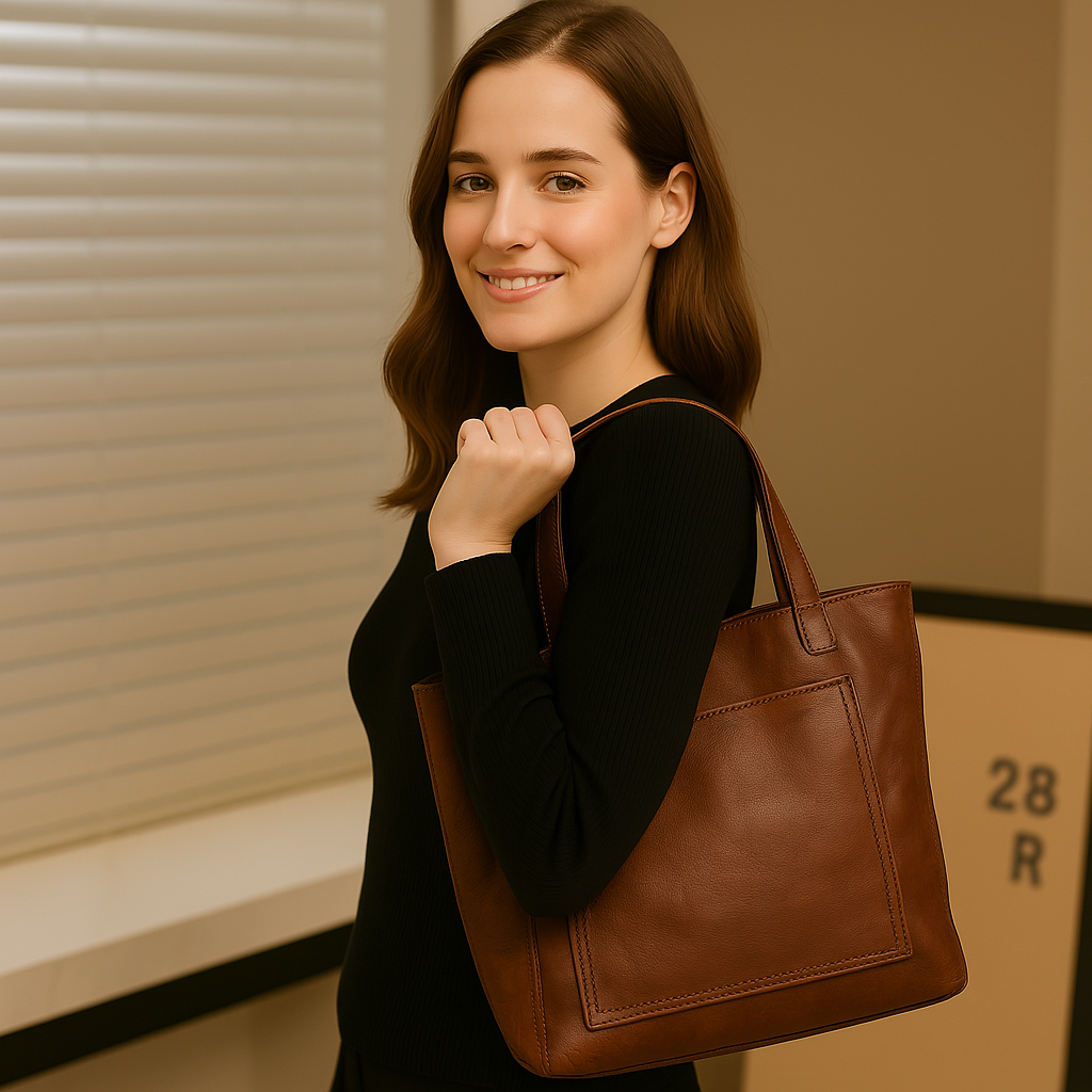 FREYJA™ | Axelväska i abstrakt tyg