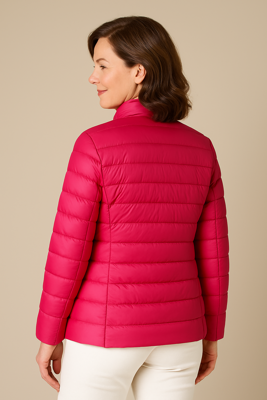 Aurora - Ny Ultralätt Jacka med Vita Ankfjädrar