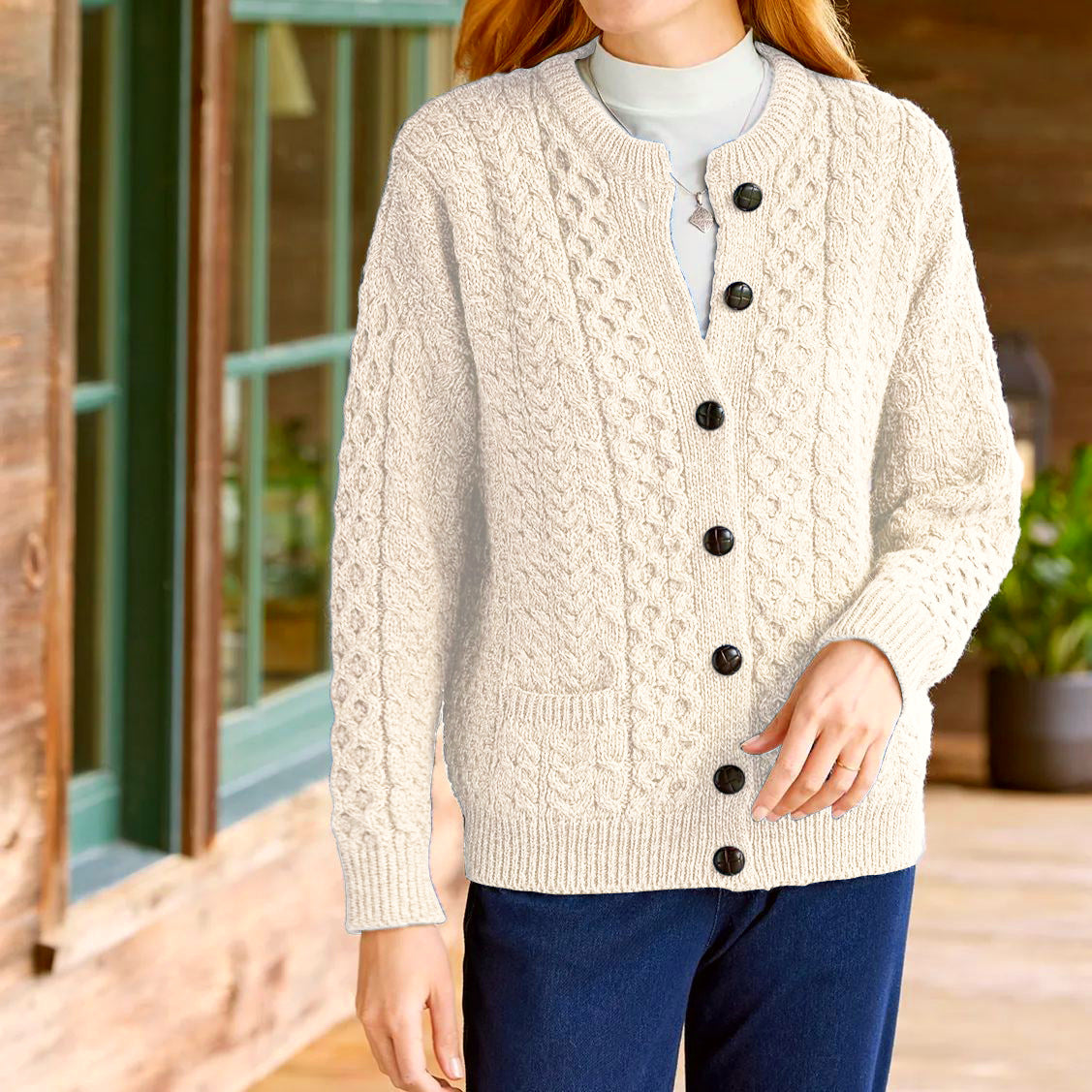 STELLA| Langærmet Casual Cardigan