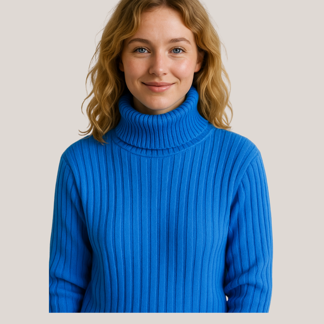 STELLA| Behagelig Strikket Ribtrøje