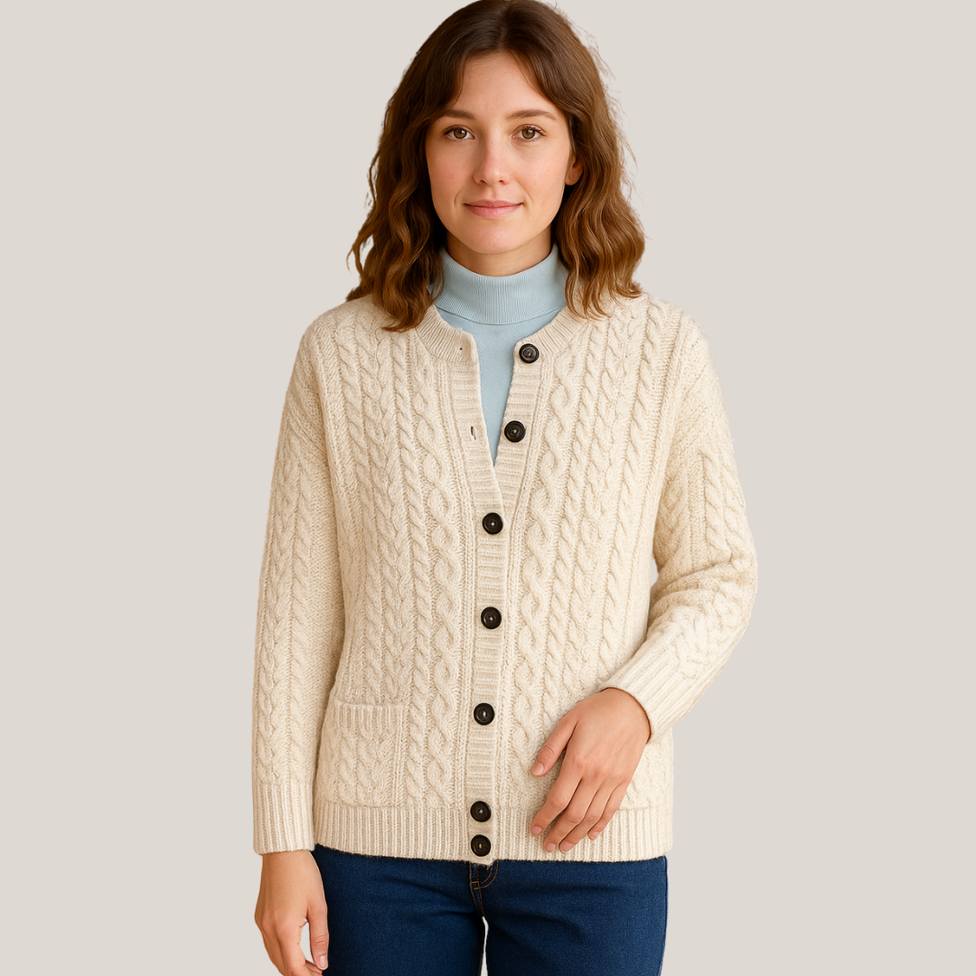 STELLA| Langærmet Casual Cardigan