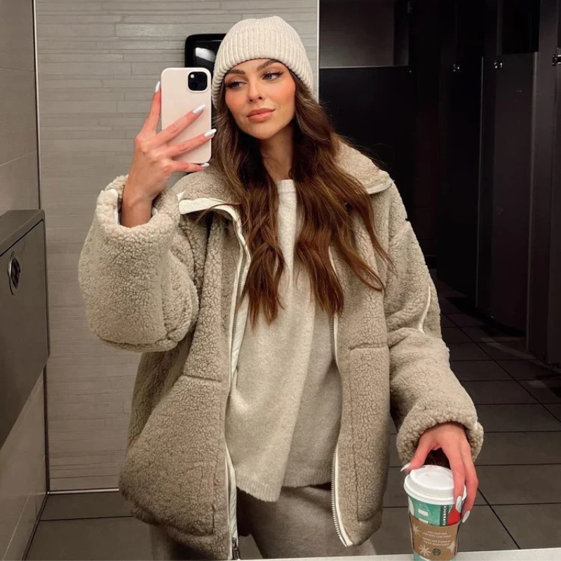 Kaja™ | Mjuk teddyjacka