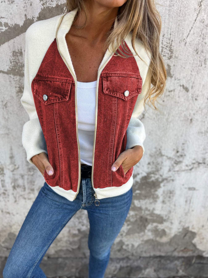 Felicia™ | Unik denimjacka med en vintage-twist