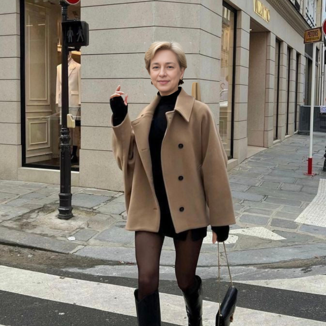 Gitte - Oversized ulljacka