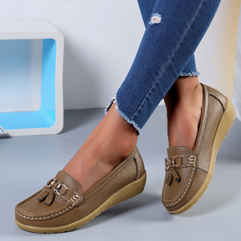 FREYJA™ - Bekväma Ortopediska Loafers, Stilrena och Stödjande