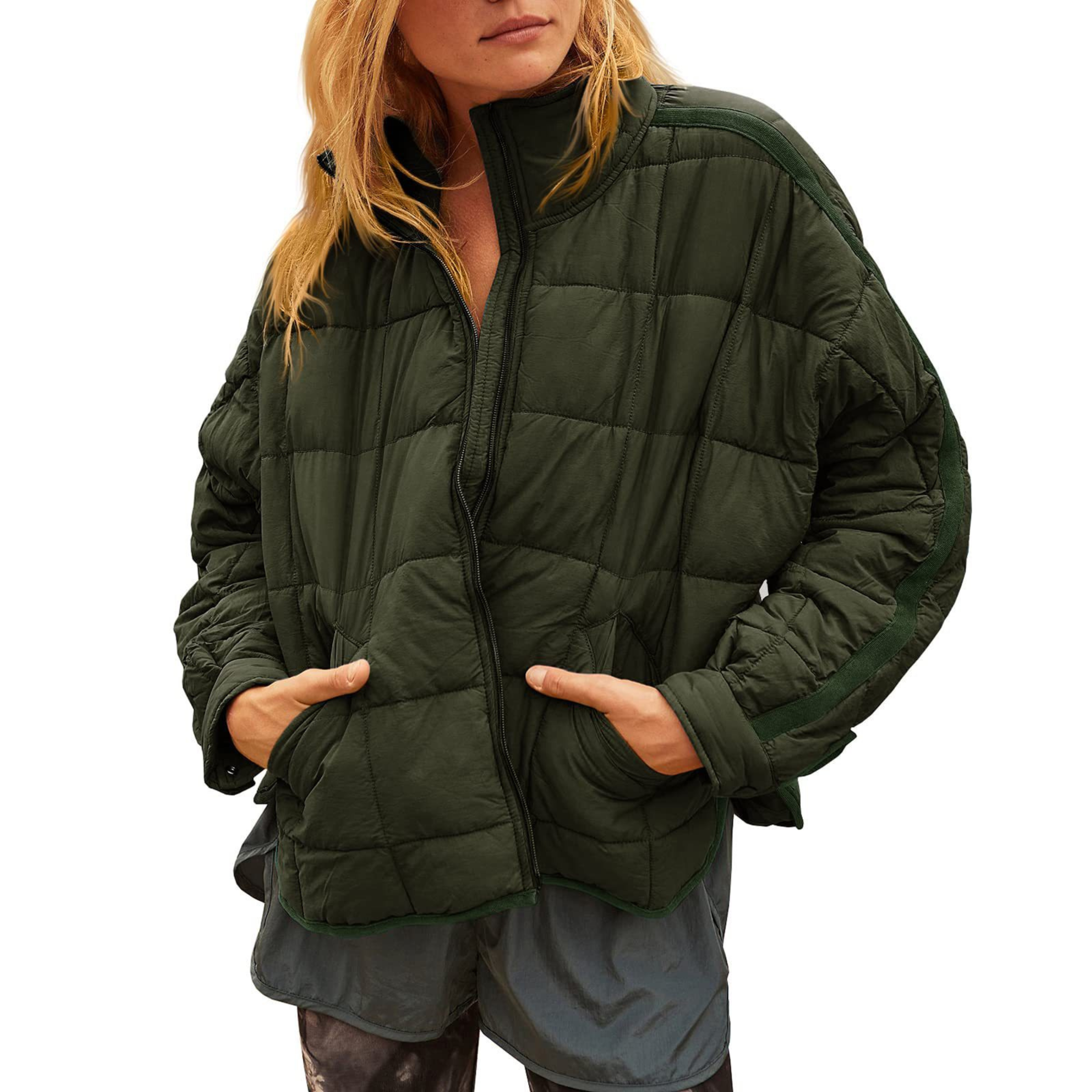 APRIL™ – Lättvikts Kompakt Zip Puffer Jacka
