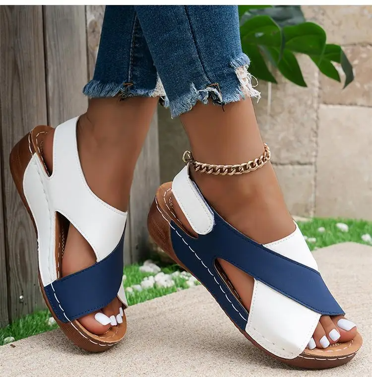 FREYJA™ - Ultimata Bekväma Ortopediska Kilklackssandaler