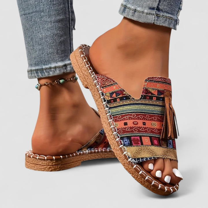 FREYJA™ | Leena - Bekväma och Platta Ortopediska Sandaler