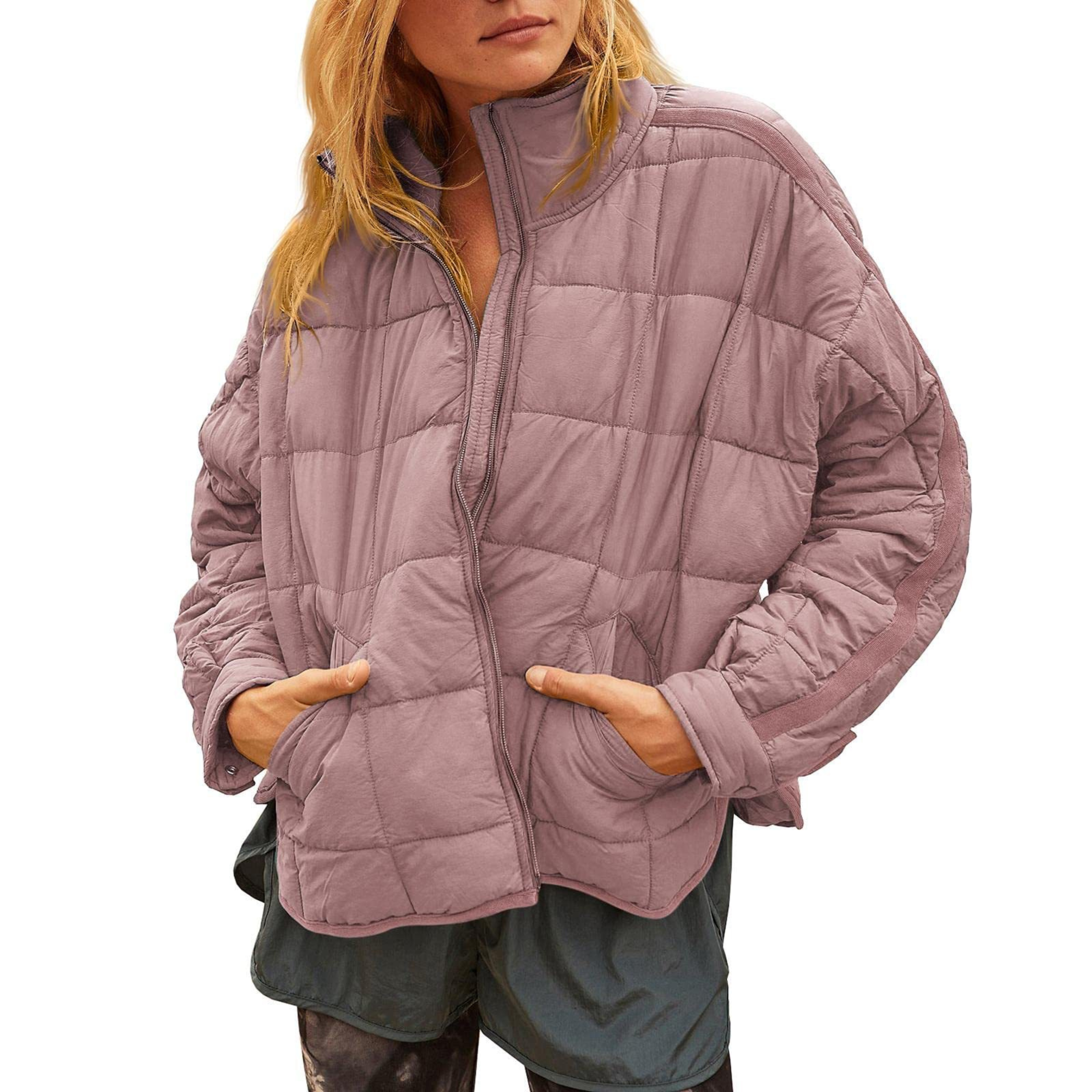 APRIL™ – Lättvikts Kompakt Zip Puffer Jacka