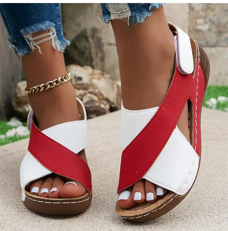 FREYJA™ - Ultimata Bekväma Ortopediska Kilklackssandaler