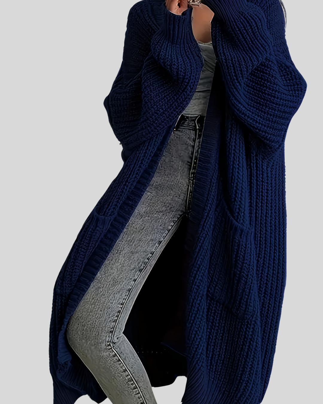 Modehus | Lang Elegant Cardigan