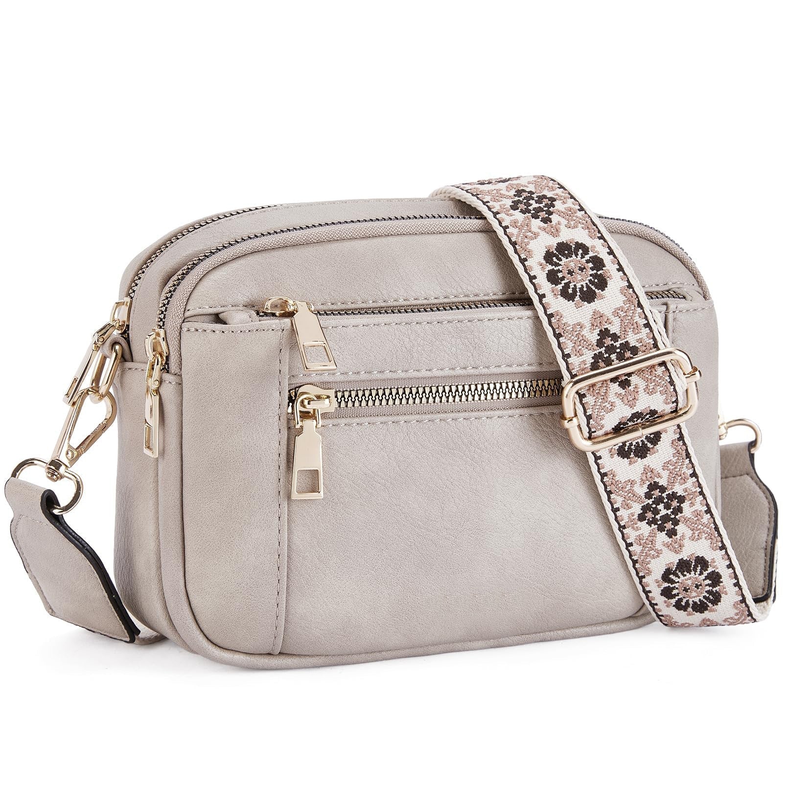 Erikka | Elegant crossbody-väska med mönstrad justerbar rem