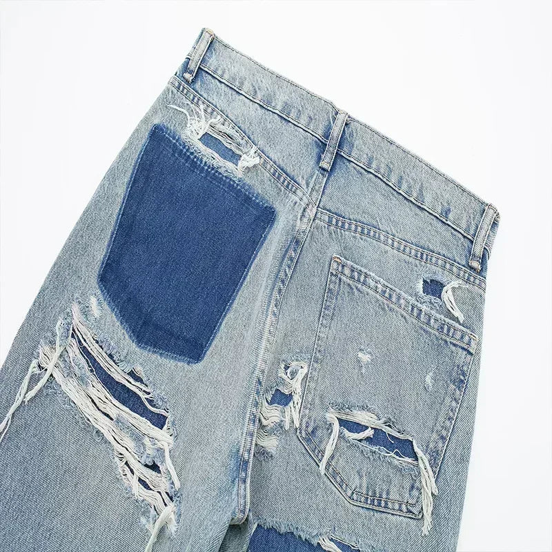 Mira™ | Jean Patchwork Zerstört