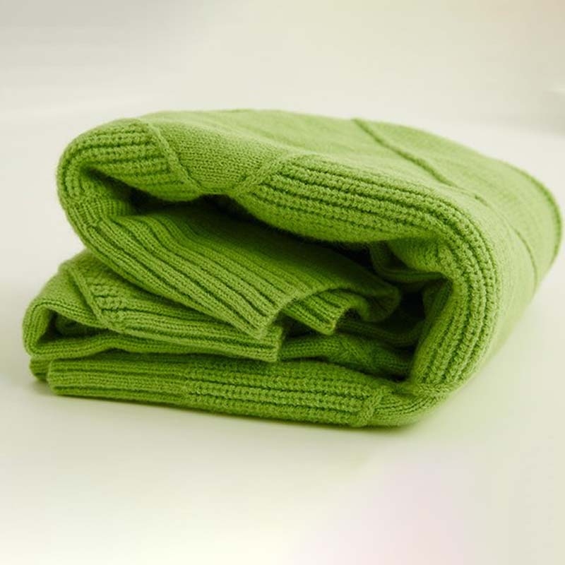 REMMY | Tekstureret Turtleneck Strik Sweater