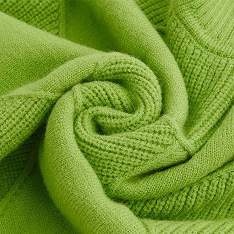 REMMY | Tekstureret Turtleneck Strik Sweater